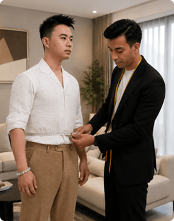 Tailor measuring client